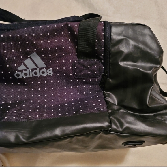 Rare Adidas Polka Dot Large Duffel Bag - Picture 5 of 12
